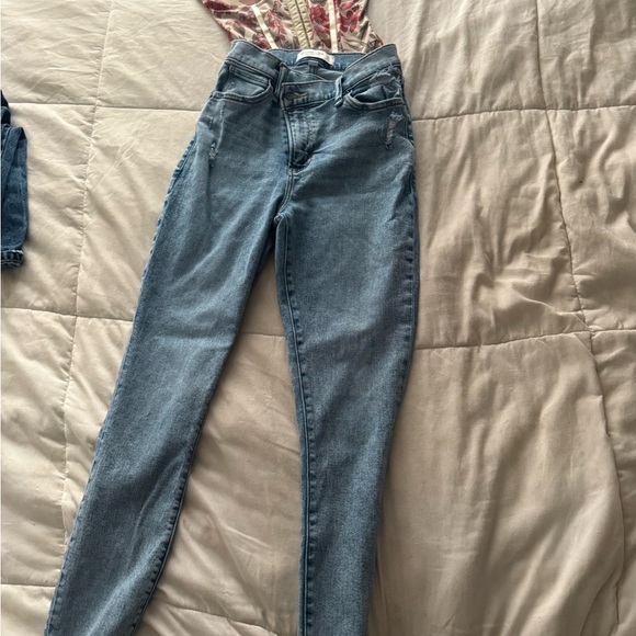 Abercrombie & Fitch Light Blue Skinny Jeans - Picture 2 of 3